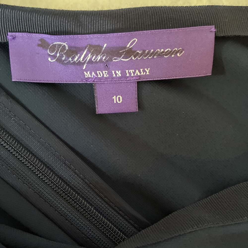 Ralph Lauren Collection Jinett Jersey Halter Day Dress Size 10 US - Picture 10 of 12